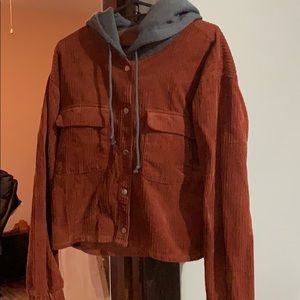 Corduroy Cropped Jacket